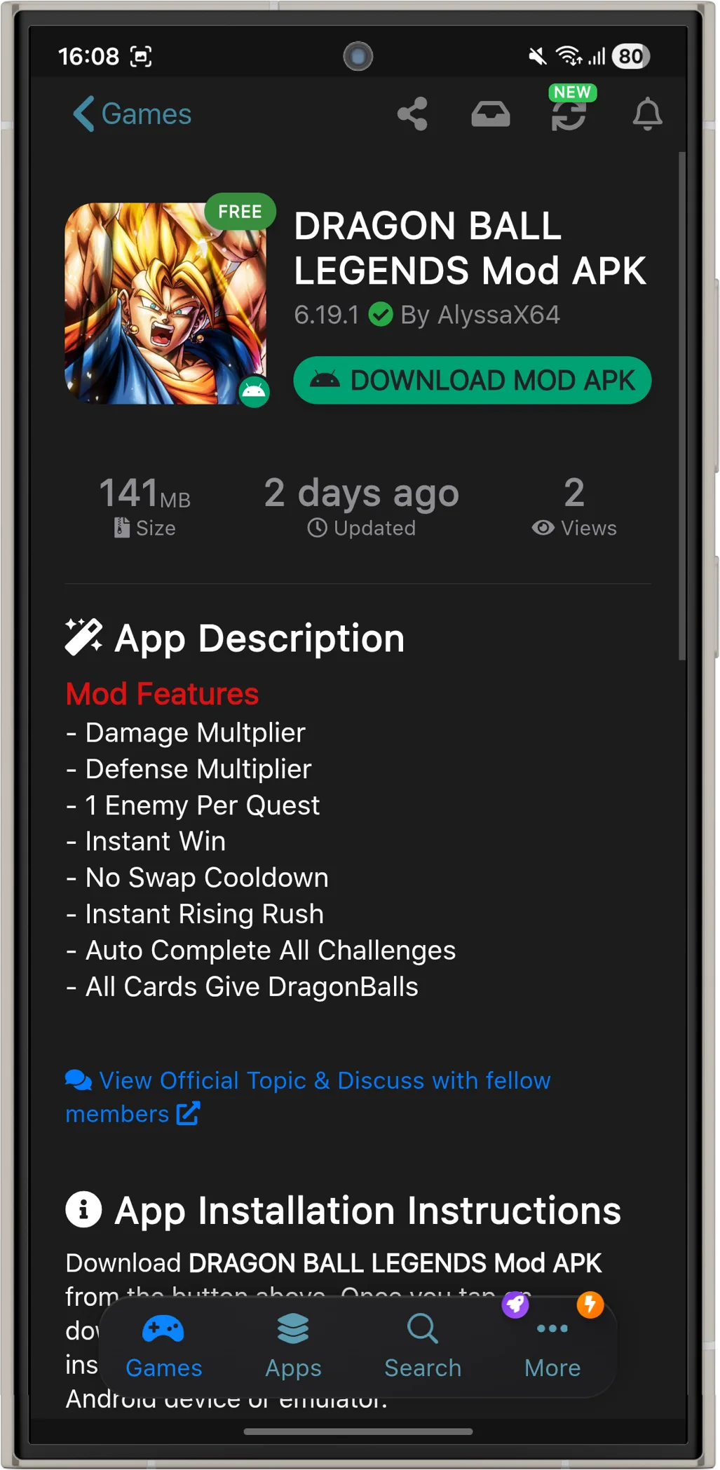 iOSGods App Android app details and download page