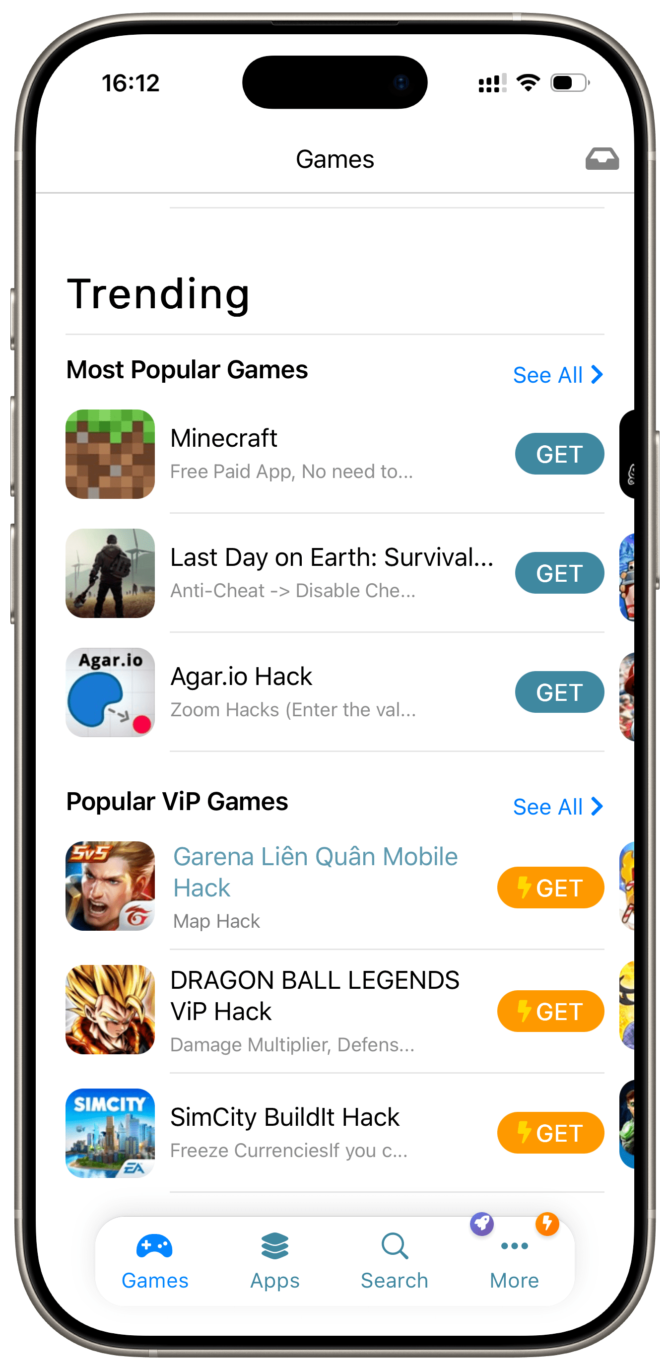iOSGods App iOS trending and popular games