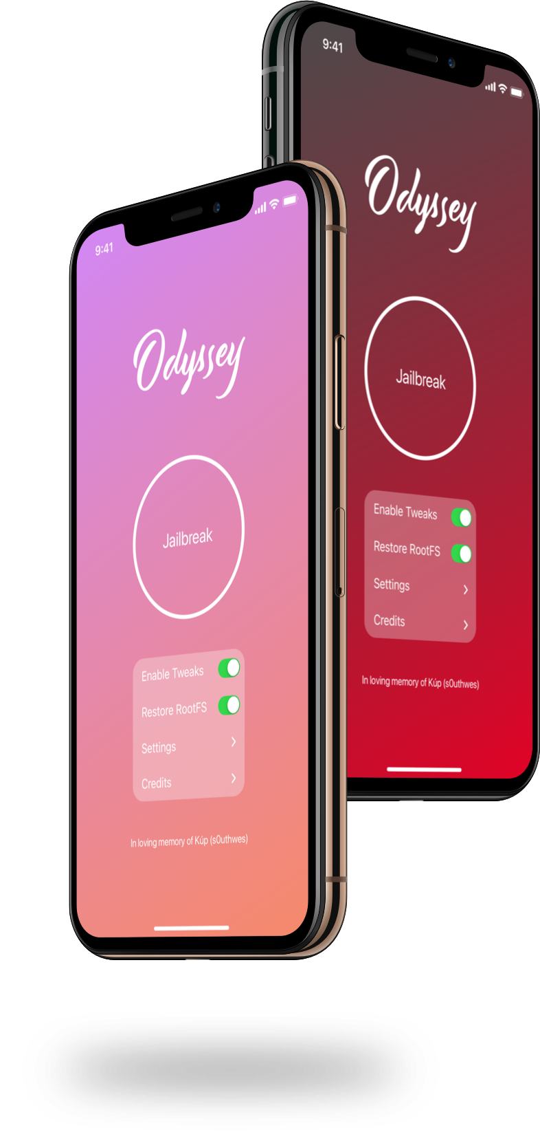 Odyssey iOS 13.0-13.7 Jailbreak screenshot 2 - app app interface