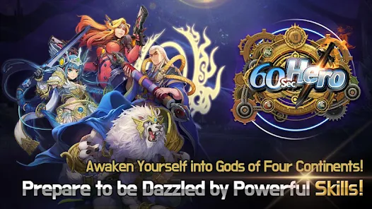 60 Seconds Hero: Idle RPG screenshot 4 - game app interface