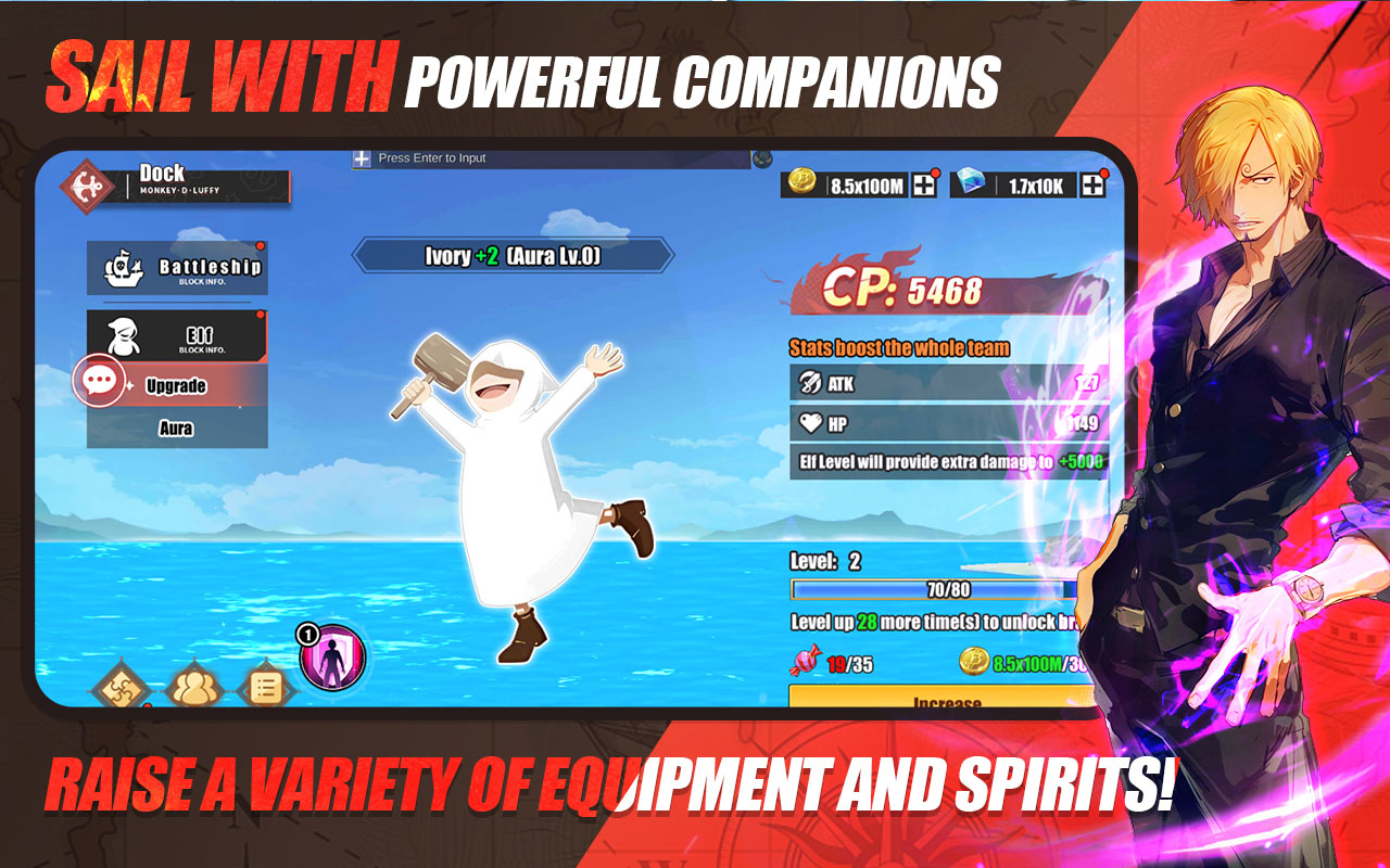 One Piece:Black Ocean screenshot 3 - game app interface