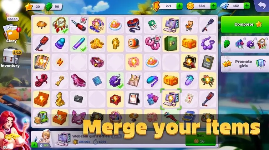 (18+) Horny Villa Mod APK screenshot 1 - game app interface