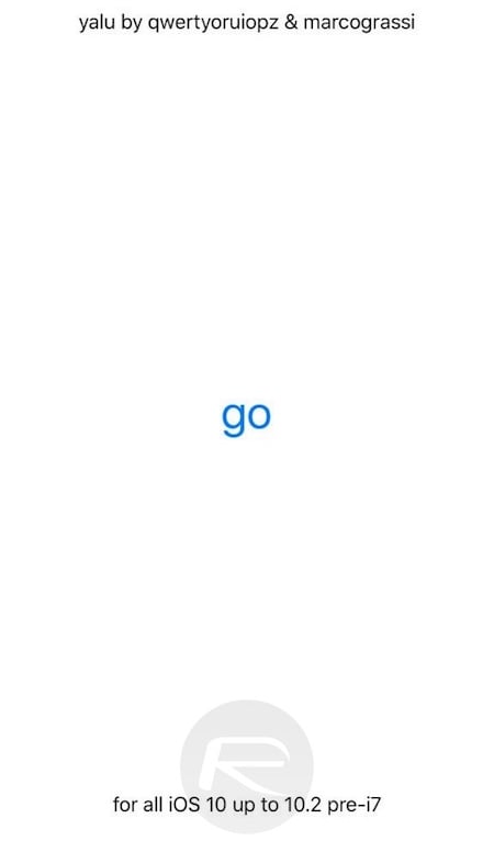 Yalu 10 - 10.3.3 Jailbreak screenshot 1 - app app interface
