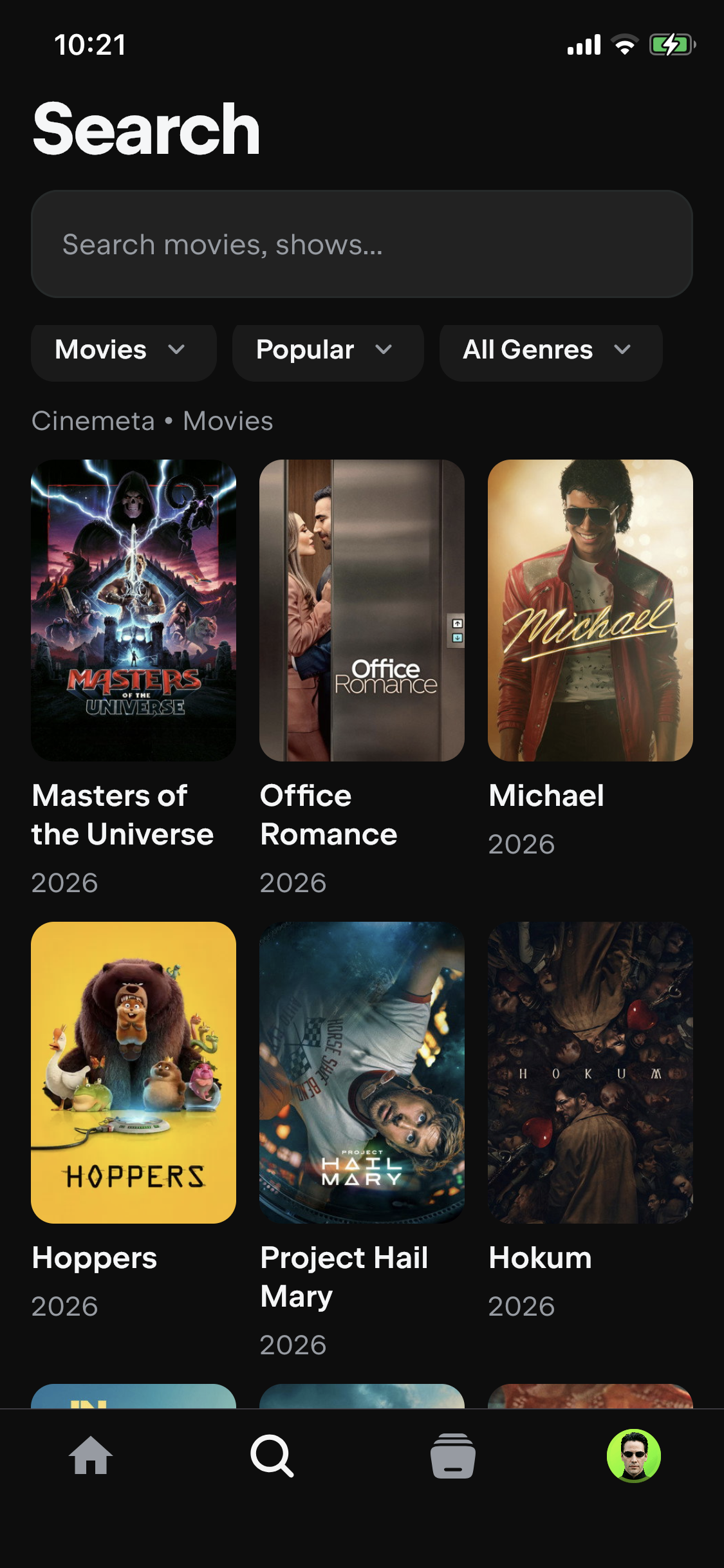Nuvio Mobile screenshot 2 - iOS app interface
